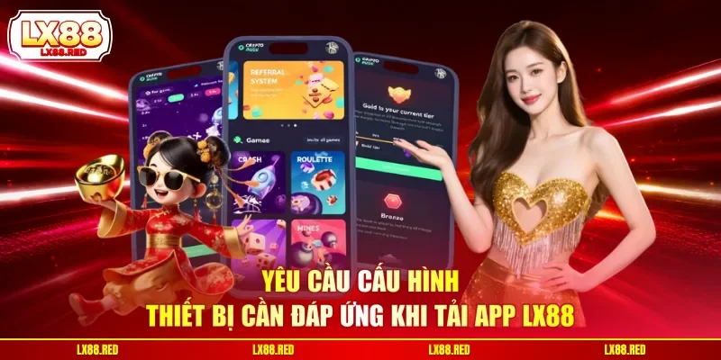 Yêu cầu cấu hình thiết bị cần đáp ứng khi tải app LX88